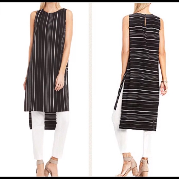 vince camuto tunic tops